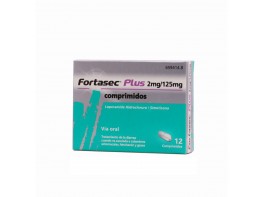 Imagen del producto Fortasec plus 2/125 mg 12 comprimidos