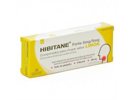 Imagen del producto Hibitane forte limón 20 com para chupar