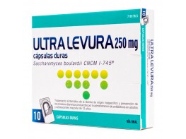 Imagen del producto Ultra levura 250 mg 10 cápsulas