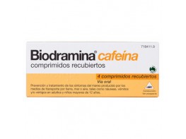 Imagen del producto Biodramina C 4 comprimidos