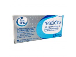 Imagen del producto Respidina 120 mg 14 comprimidos