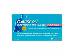 Imagen del producto Gaviscon fresa 24 comprimidos masticable
