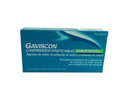 Imagen del producto Gaviscon menta 24 comprimidos masticable