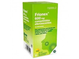 Imagen del producto Frionex 600mg 20 comprimidos efervescentes
