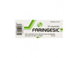 Imagen del producto Faringesic 20 comprimidos sabor menta