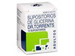 Imagen del producto Supositorios glicerina torrents para adultos tarro 12u