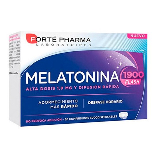 Imagen de Melatonina flash 1900 30 comprimidos