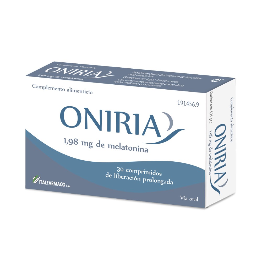 Imagen de Oniria 1,98 mg 30 comprimidos liberación prolongada